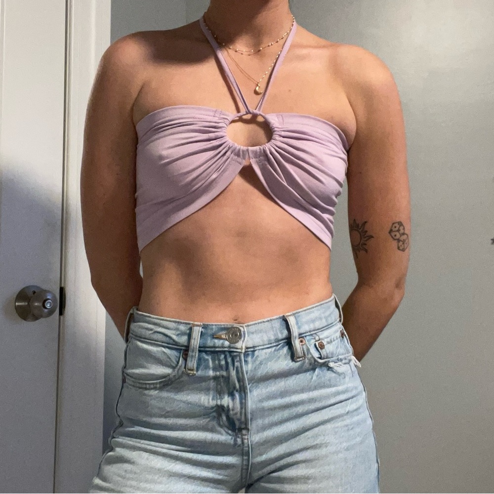Lavender Halter Top